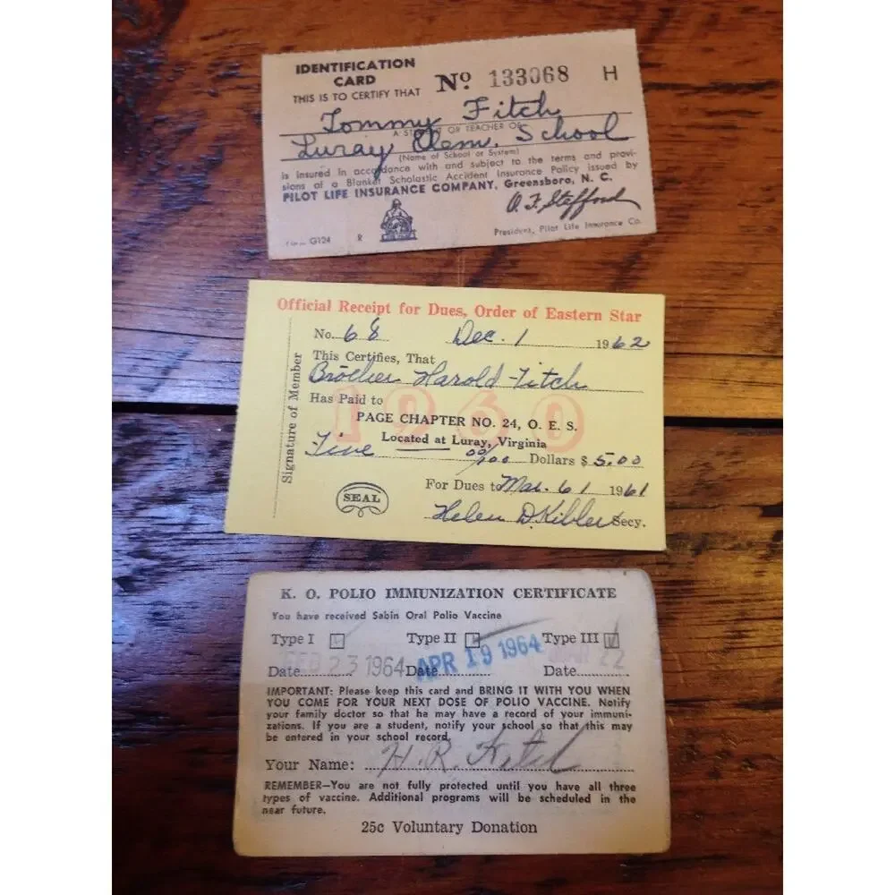 Vtg Misc Paper Ephemera Movie Tickets Dr Thomas Rayland Sanford Obituary Fitch
